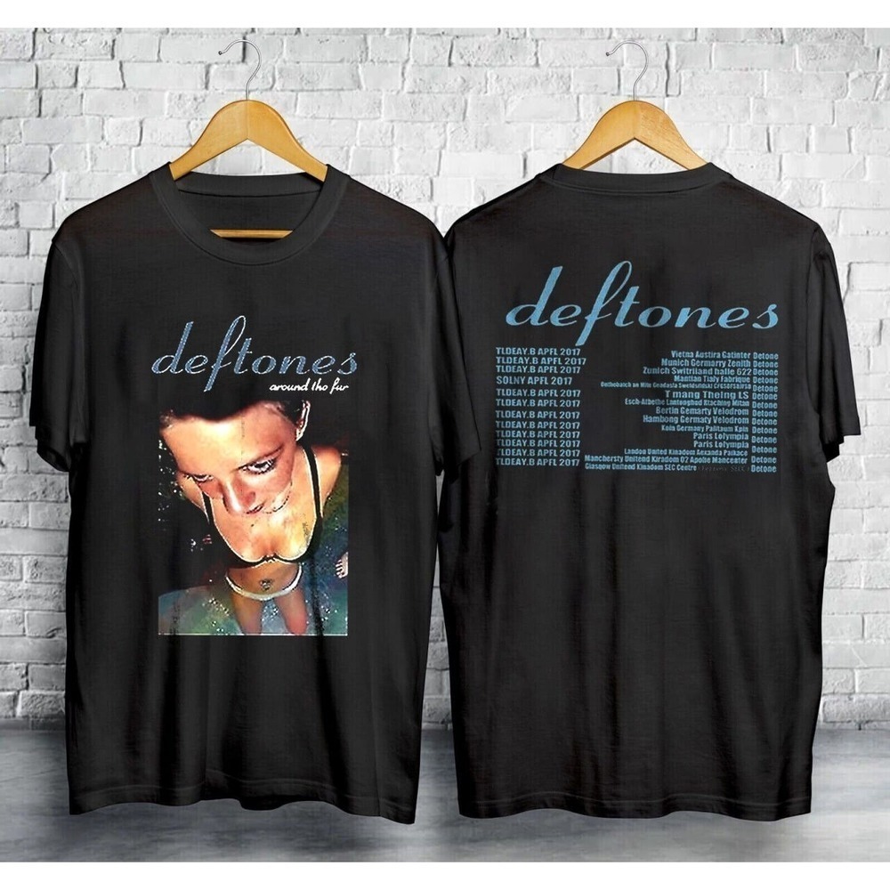 Deftones Band Around The Fur Tour Band Concert Tshirt 2 Sided